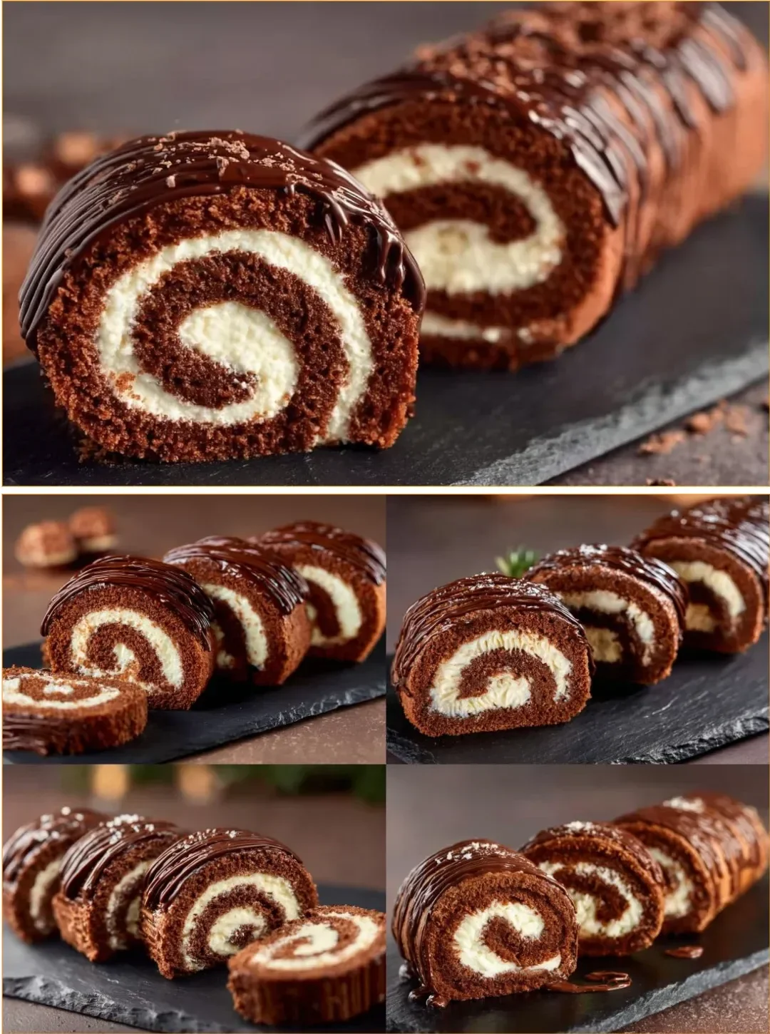 Coconut Chocolate Roll